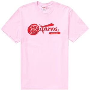 Supreme Records Tee (Light Pink)
